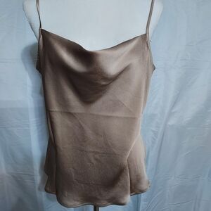 Express Satin Camisole in Taupe